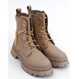 Bottines à lacets Lohan Abricot - Inello beige 1