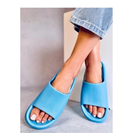 Tongs en caoutchouc L.BLUE bleu 1