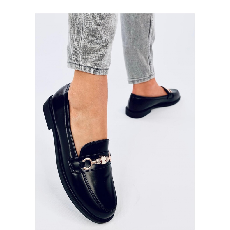 Mocassins ours en peluche Gracess noirs - Inello 2