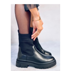 Bottines à tige élastique Demus Noir - Inello 2