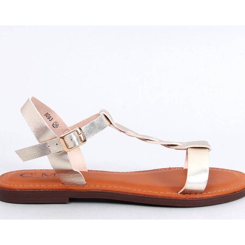 Sandales femme Pourta Gold - Inello jaune 1