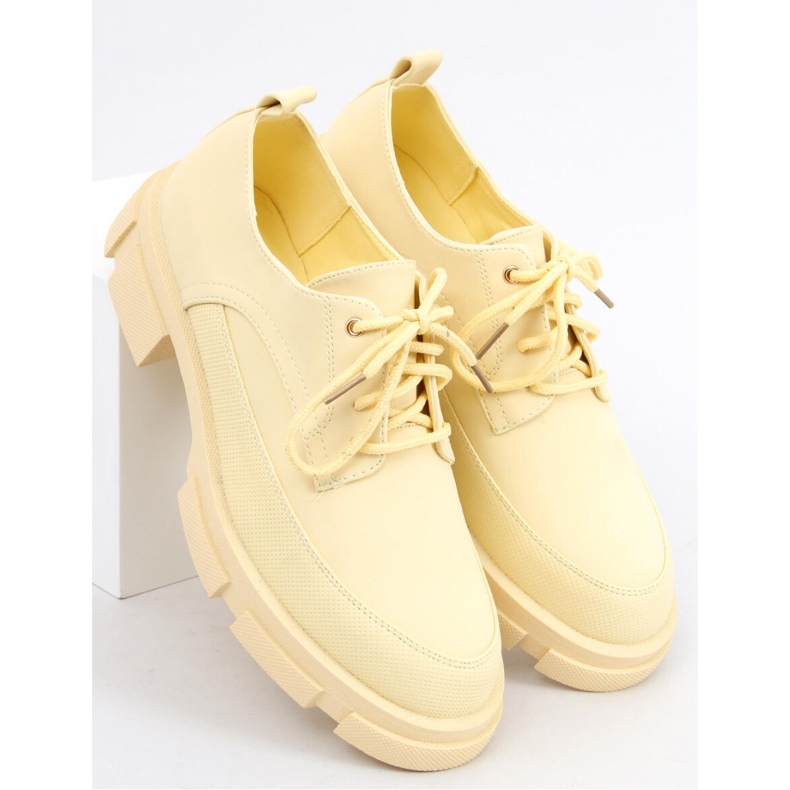 Unna Mocassins à semelle haute Jaune - Inello 1