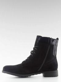 Bottines à lacets noires workery J05 noir 2