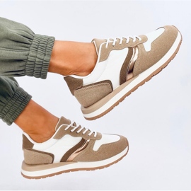 Baskets femme Carthy Kaki - Inello brun 2