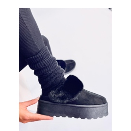 Chaussons de neige plateforme Allod Noir - Inello le noir 2