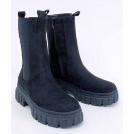 Dowel Bottines Chelsea noires - Inello le noir 1
