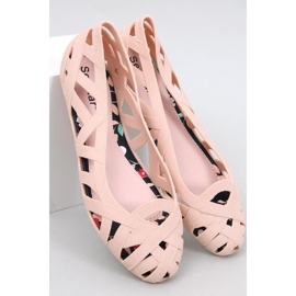 Meliski Chassa Ballerines ajourées Nude - Inello beige 1