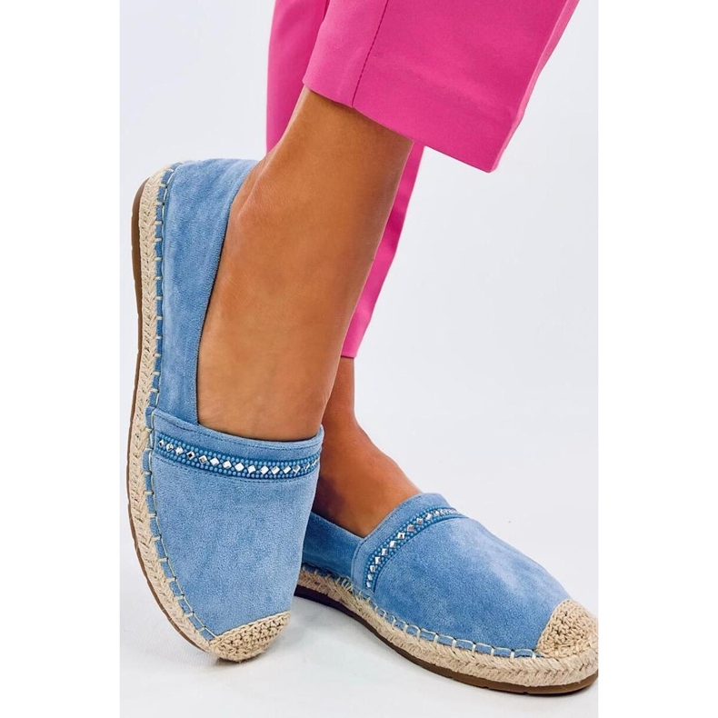 Espadrilles femme bleues 1