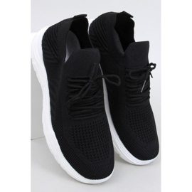 Chaussures de sport chaussettes Jaussa NOIR/BLANC - Inello le noir 1