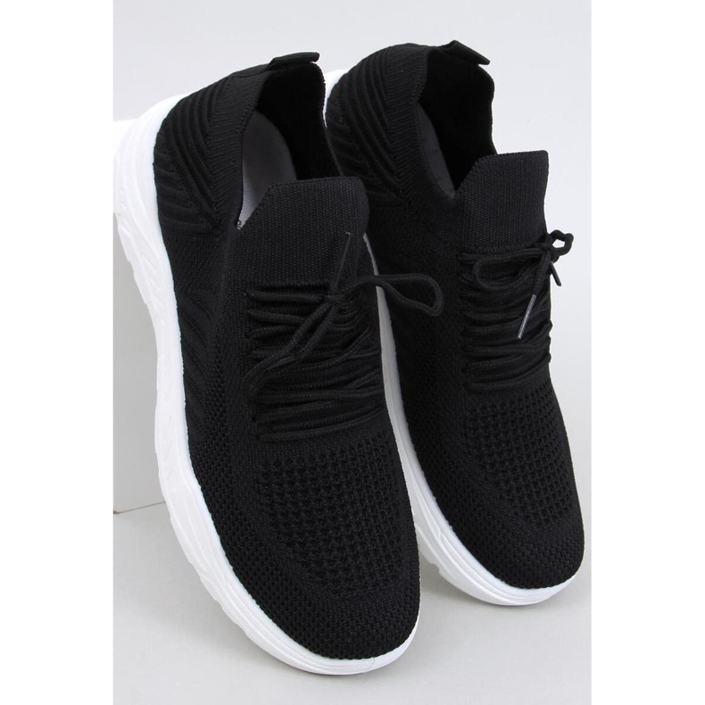 Chaussures de sport chaussettes Jaussa NOIR/BLANC - Inello 1