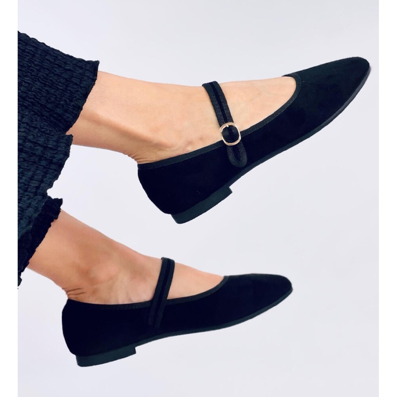 Mary Jane Golins Ballerines noires - Inello 1