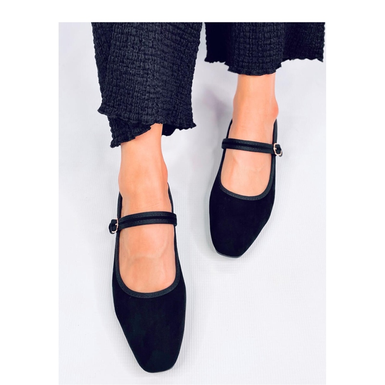 Mary Jane Golins Ballerines noires - Inello le noir 2