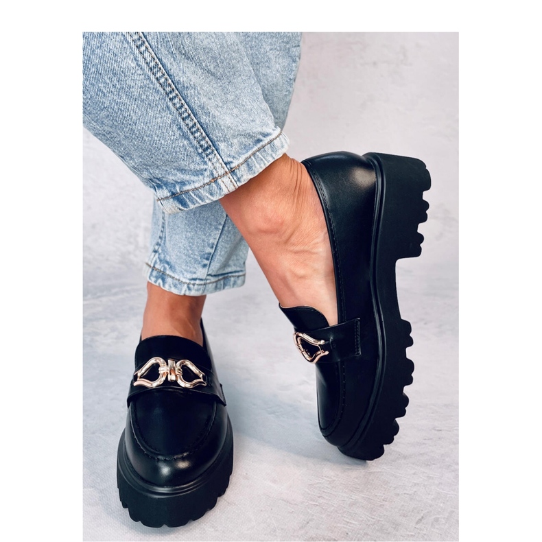 Mocassins à boucles Zandra Noir - Inello le noir 2