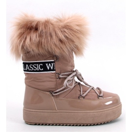 Kendals Bottes de neige fourrure kaki - Inello brun 1