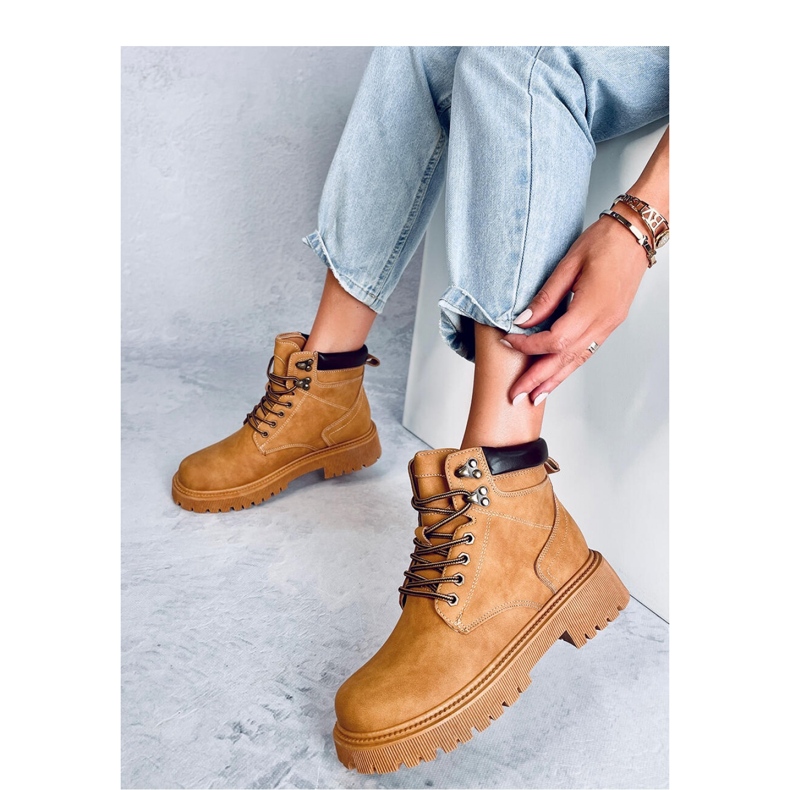 Bottines femme Martino Camel - Inello brun 2