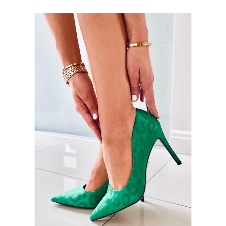 Talons hauts verts pour femmes 2