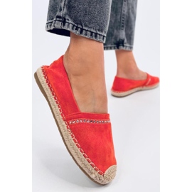 Espadrilles femme orange 1