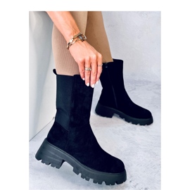 Bottines Chelsea montantes Seuss noires - Inello le noir 2 Bottines Chelsea montantes Seuss noires - Inello le noir 2