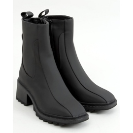 Bottines noires pour femmes QT33P Noir - Inello le noir 1