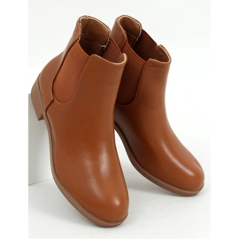 Bottines Chelsea classiques femme camel 6217 Camel - Inello brun 1