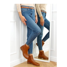 Bottines Chelsea classiques femme camel 6217 Camel - Inello brun 4