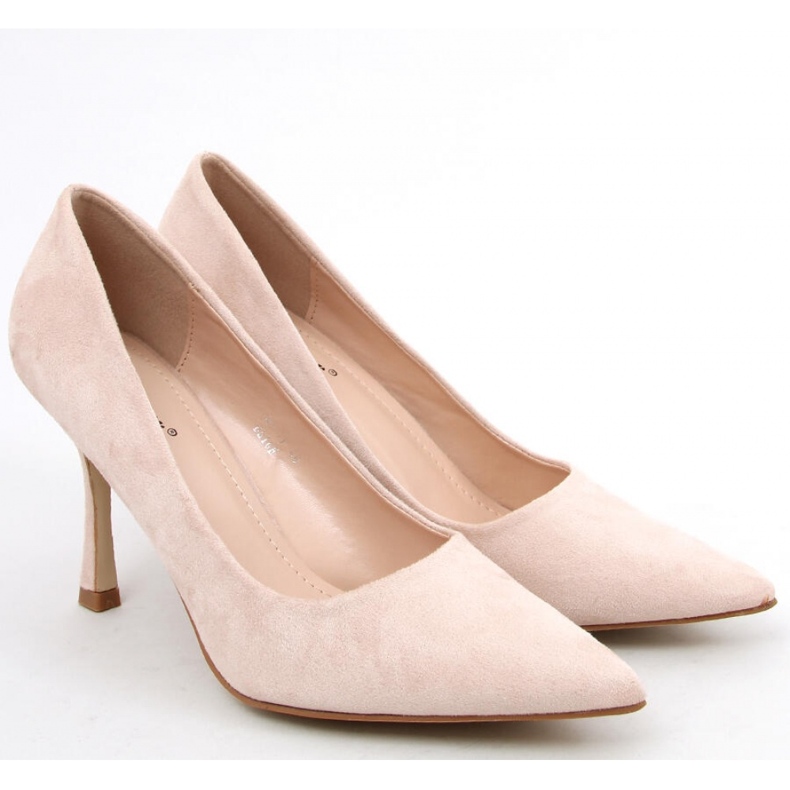 Escarpins femme en daim beige Giorgia - Inello 1