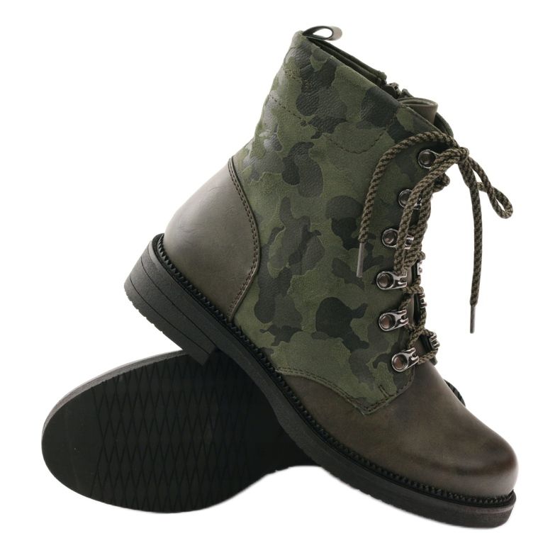 Sergio Leone Chaussures Workers Camo Green vert multicolore 3