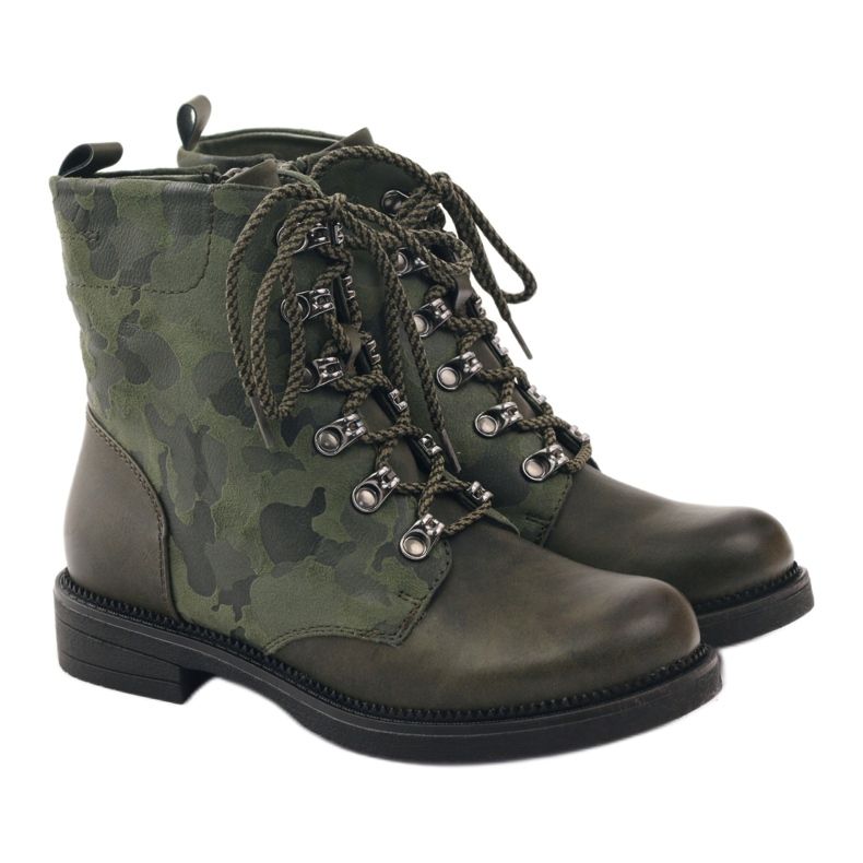 Sergio Leone Chaussures Workers Camo Green vert multicolore 4