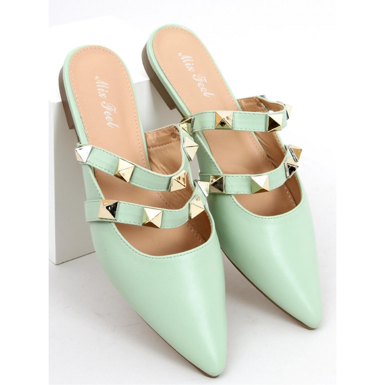 Sandale tongs femme Canna Green - Inello vert 1