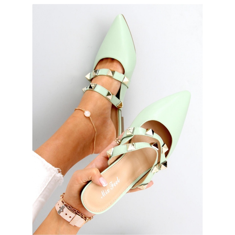 Sandale tongs femme Canna Green - Inello vert 2