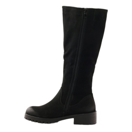 Bottes noires pour femmes Sergio Leone 0908 le noir 2 Bottes noires pour femmes Sergio Leone 0908 le noir 2