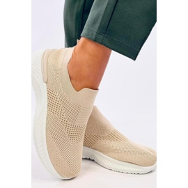 Suare Chaussures de sport chaussettes beiges - Inello 1