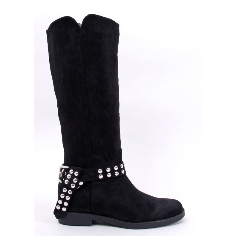 Bottines en daim pour femmes Brews Noir - Inello 1