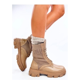 Travailleurs avec tige élastique Calling Khaki - Inello brun 1 Travailleurs avec tige élastique Calling Khaki - Inello brun 1