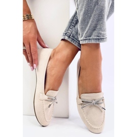 Mocassins Marsoin en daim beige - Inello 2