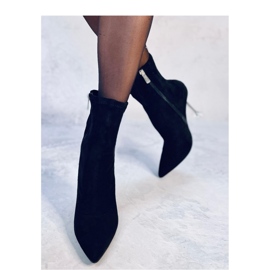Merrisa Bottines à talons hauts transparentes noires - Inello le noir 3