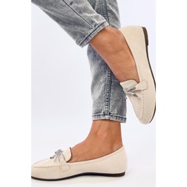 Mocassins Marsoin en daim beige - Inello 3