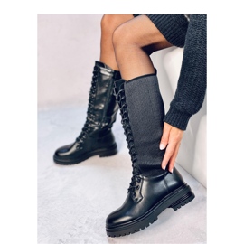 Eddies Noir - Bottines Inello avec tige élastique le noir 2