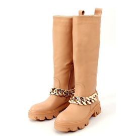 Bottines avec chaîne July Camel - Inello brun 1
