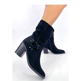 Hardin Santiags en daim noir - Inello 1