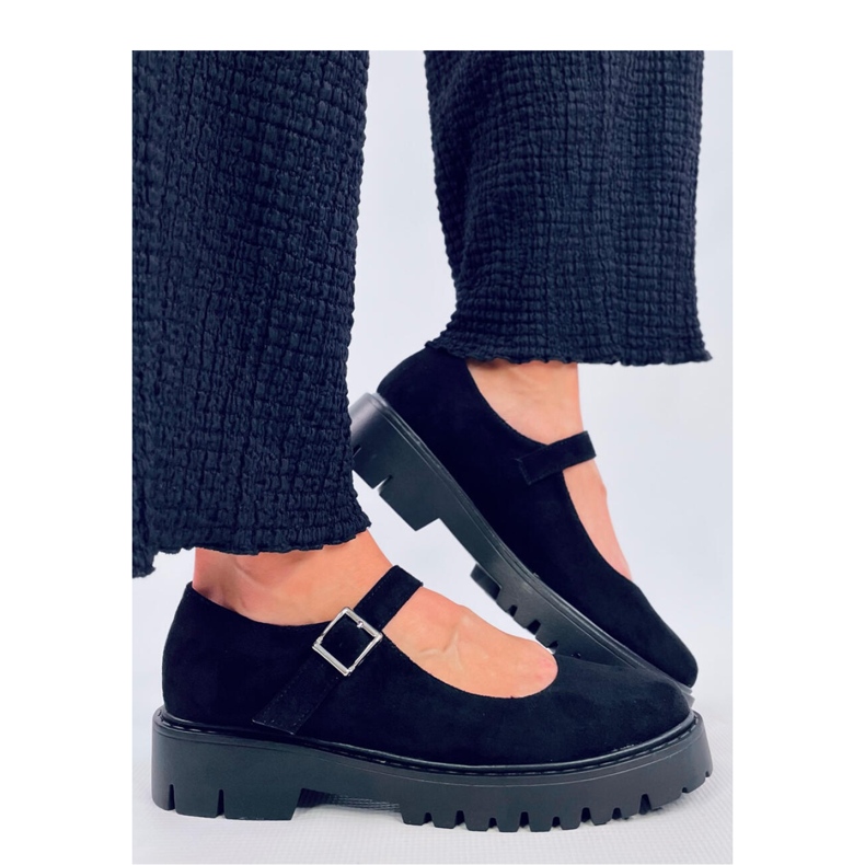 Ballerines plateforme à brides Holmess Noir - Inello 1