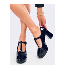 Escarpins plateforme Moreton Noir - Inello le noir 1
