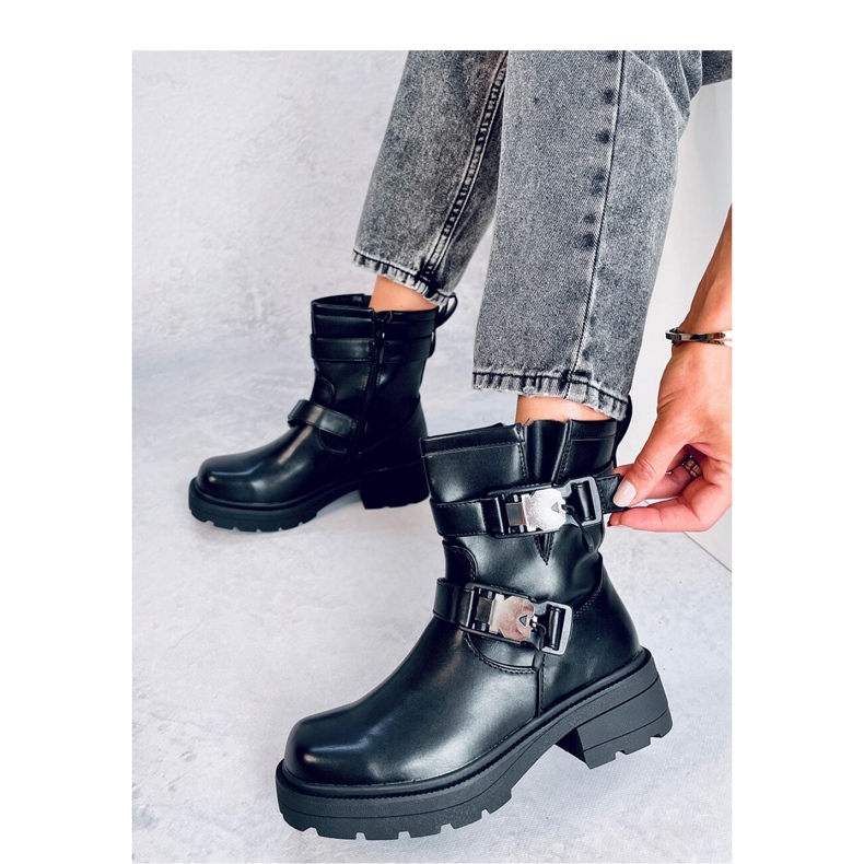 Bottines militaires Beaus noires - Inello le noir 2