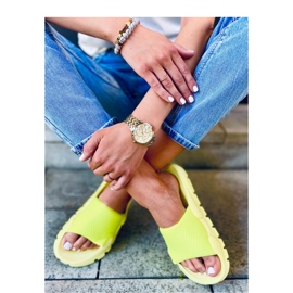Sandale tongs femme Wind Jaune - Inello 2