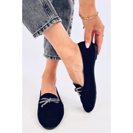 Marsoin Mocassins en daim noir - Inello le noir 3