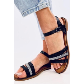 Pasini Sandales femme noires - Inello 1