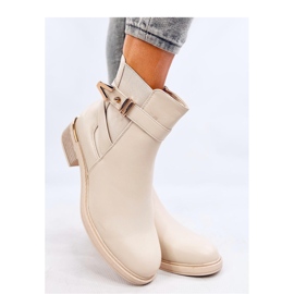 Gavins Bottines Chelsea en Pu Beige - Inello 2 Gavins Bottines Chelsea en Pu Beige - Inello 2