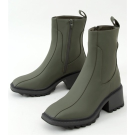 Bottines femme vertes QT33P Vert - Inello 1