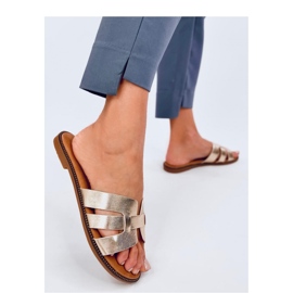 Sandale femme Charnes Gold - Inello jaune 2