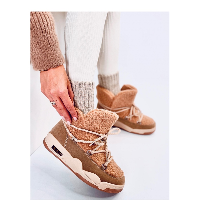 Bottes de neige isolées Remal Kaki - Inello brun 2